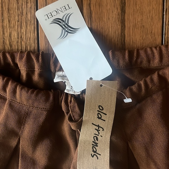 Old Friends Brown Tencel Pants, Made in USA - Picture 12 of 15